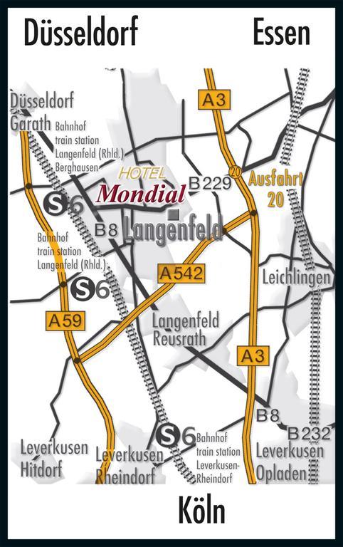 Hotel Mondial Langenfeld  Buitenkant foto